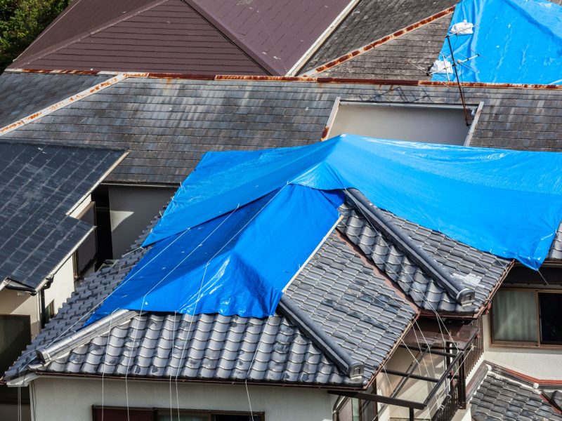 houses-with-damaged-tiled-roof-covered-with-blue-t small